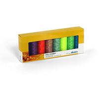 Mettler 200m-Neons Selection, 100% Trilobal Polyester, Poly Sheen Thread Neons Box