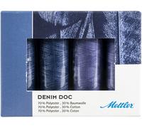 Mettler Denim Doc Thread Kit 4/Pkg- - DENIMDOC