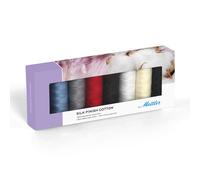 Mettler No 50 Silk Finish Cotton Quilting Thread Gift Set Kit Multicoloured - per pack of 8