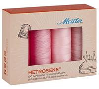 Mettler Polyester Sewing Thread Set, Pinks