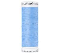 Mettler Sewing Thread, Yarn, Light Blue, Colour 271, 100% PTT, 130 m, Elongation Approx. 65%, Needle Size 70-80