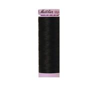 Mettler Silk-Finish 50 Weight Solid Cotton Thread, 164 yd/150m, Black
