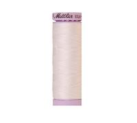 Mettler Silk-Finish 50 Weight Solid Cotton Thread, 164 yd/150m, White