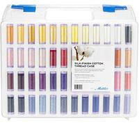 Mettler Silk-Finish Cotton Thread Case w/96 Spools, Multiple
