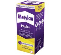 Metylan Paper, strong wallpaper paste for light, normal and heavy paper wallpaper, paste for wallpapering and crafts without preservatives, 1 x 125 g