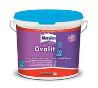 METYLAN Ovalit TM Adhesive for Wallcoverings, Ready to Use Glue for Wall Textiles and Glass Canvas, 5 kg Bucket
