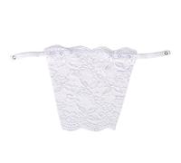Metyou Lady Tank top Casual Vest Sleeveless Camisoles Bra Bralette Shirt T-Shirt (lace White)