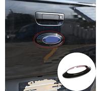 METYOUCAR ABS Car Rear Badge Ring Logo Frame Cover Trim For Ford Ranger 2015-2022 Auto Accessories (Black)