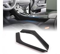 METYOUCAR ABS Plastic Center Console Gear Shift Side Decoration Strip Trim for LR Range Rover Evoque 2012-2018 Auto Accessories (Piano Black)