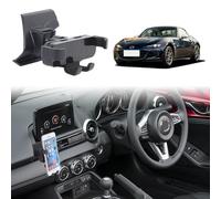 METYOUCAR Car Phone Holder for Mazda MX-5 ND 2016-2024 Centre Air Vent Left Side Rotatable Fixed Mobile Phone Holder for Car Fit for iPhone Android Smartphones Right Hand Drive (Style B)
