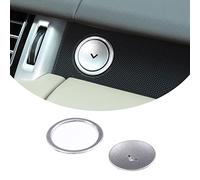 METYOUCAR For LR Range Rover Sport L494 2014-2017 Car Co-Pilot Storage Box Glove Box Switch Button Sticker Interior Accessories (Silver)