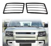 METYOUCAR Front Headlight Lamp Guard for @L&and @R&o-ver Defender 90 110 130 2020-2023 Aluminium Lamp Grille Fog Lens Exterior Decorative Accessories 2Pcs (A)