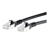 Metz Connect 1308451000-E RJ45 Patch Cable CAT 6A S/FTP 1.00m Black
