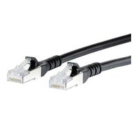 Metz Connect 1308453000-E RJ45 Patch Cable Cat 6A S/FTP 3.0m Black...