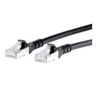 Metz Connect 1308455000-E RJ45 Patch Cable Cat 6A S/FTP 5.0m Black...