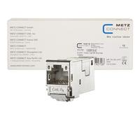 METZ CONNECT 130910-Z RJ-45 Metallic Wire Connector - Wire Connectors (RJ-45, Metallic, Cat6a, 12 Pieces)
