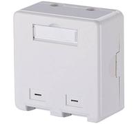 Metz Connect 1309150002KE Keystone Surface Mount Box 2-Port Pure W...