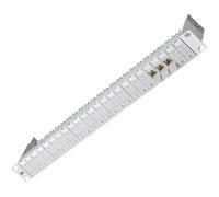 Metz Connect 130B11P0-E C6Amodul 24 Port 1RU 19" Patch Panel Equip...