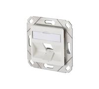 Metz Connect 130B20D11102KE Network outlet Flush-mount 1 port Pure...