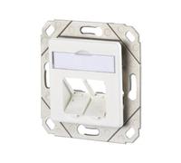 Metz Connect 130B20D21102KE Network outlet Flush mount Insert 2 po...