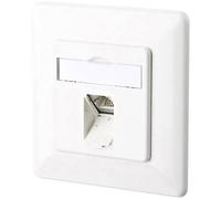 Metz Connect 130C371002-I Network Outlet CAT 6A 1-Port Flush Mount...