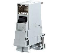 Metz Connect 1401106113KE Network outlet DIN rail CAT 6 Light grey