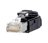 Metz Connect 1401505012-E RJ45 Connector Black Cat.6 Class EA 1 piece