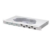 Metz Connect 1504557706-F OpDAT fix2 Patch Panel 6xLC-D OM3 1U Lig...