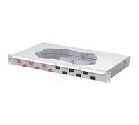 Metz Connect 1504577506-F OpDAT fix2 Patch Panel 6xLC-D OM4 19-inc...