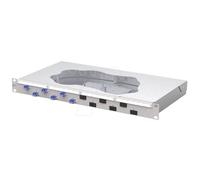 Metz Connect 1504597406-F OpDAT fix2 Patch Panel 6xLC-D OS2 1U 19"...
