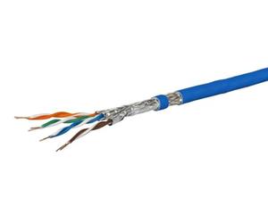 METZ CONNECT Installation Cable Cat 7A S/FTP, MC GC1300 pro22, LSZH, Blue, 100 m Ring