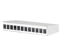 METZ CONNECT Keystone RAL9010 AP Enclosure 12 Port Pure White