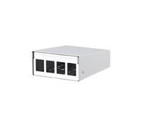 METZ CONNECT Keystone RAL9010 AP Enclosure 4 Port Pure White