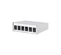 METZ CONNECT Keystone RAL9010 AP Enclosure 6 Port Pure White