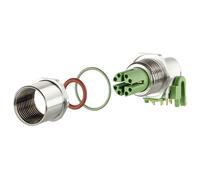 Metz Connect MMT471A315-0005 PCB Socket M12 8-Pin IP67 10-Gbit Eth...