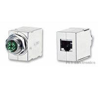 METZ CONNECT MWN811A415 Circular Connector, M12, Receptacle, 8, RJ45, Rece