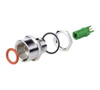 Metz Connect PCB Terminal Socket 4-Pin IP67 THR M12 Ethernet