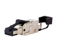 Metz Connect RJ45 Plug Black Cat.6A Tool-Free IP20