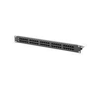Metz CONNECT UAE 50x8(4) ISDN Patchfeld CAT 3, 1HE, black