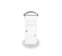 METZ Large White Lockable Letter Box Post Mail Letterbox Drop Tall Parcel Box