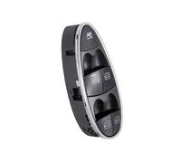 Window lift switch Driver side chrome/black 09161179 METZGER for MERCEDES-BENZ