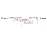 METZGER 10.9832 Cable, parking brake for MERCEDES-BENZ