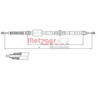 METZGER 11.5511 Cable, parking brake for FORD
