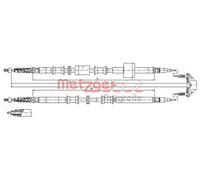 METZGER 11.5766 Cable, parking brake for OPEL