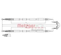 METZGER 11.5867 Cable, parking brake for OPEL