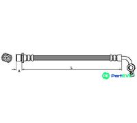 METZGER AUTOTEILE BRAKE HOSE 4110100 FOR TOYOTA