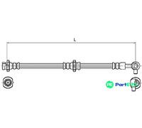 METZGER AUTOTEILE BRAKE HOSE 4110131 FOR NISSAN
