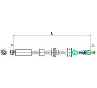 METZGER AUTOTEILE BRAKE HOSE 4110143 FOR BMW