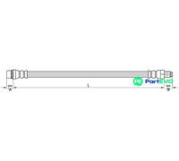 METZGER AUTOTEILE BRAKE HOSE 4110227 FOR CITROËN