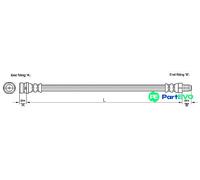 METZGER AUTOTEILE BRAKE HOSE 4110238 FOR FORD
